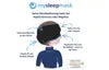 mysleepmask Schlafmaske Ohrstöpsel Gelpads Aufbewahrungsbeutel Migräne L/XL