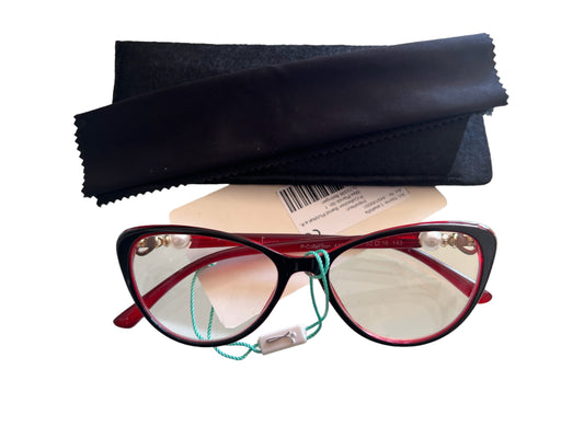 Modische Lesebrille Damen stylisch Brille + Etui Dioptrien + 1.50 NEU