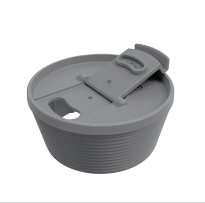 Udo Mehrwegdeckel Lieblingstasse wird zum To-go-Becher Farbe Grau