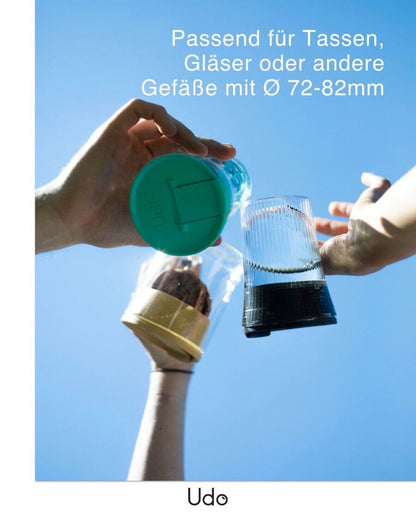 Udo Mehrwegdeckel Lieblingstasse wird zum To-go-Becher Farbe Rosa
