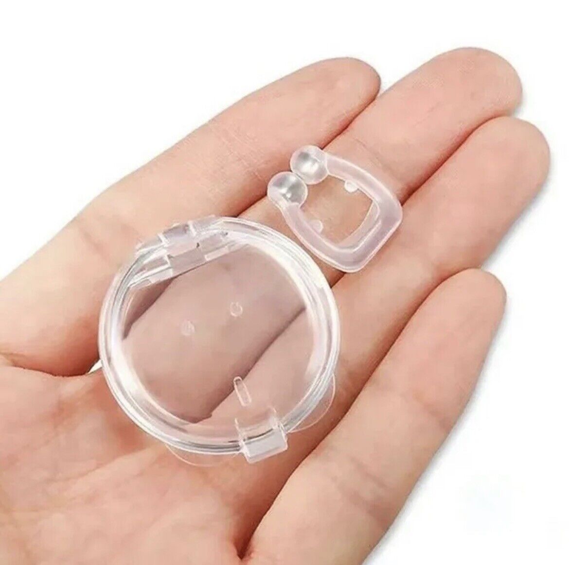 3x Schnarch Stopper Magnet Nasenclip Schnarchen Schnarchstopper+Aufbewahrungsbox
