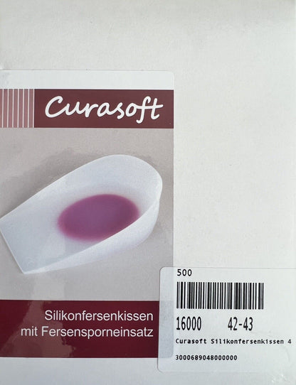 2 Fersenpolster Silikon Einlegesohlen Gel Fersenkissen Schuheinlagen Fersensporn verschiedene Größen