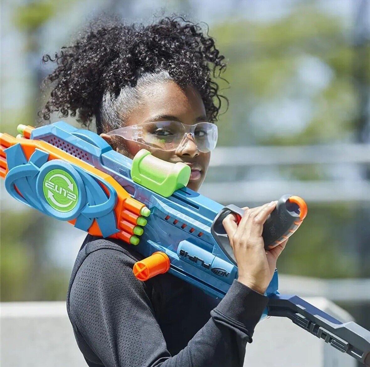 Hasbro Nerf Elite 2.0 Flipshots Flip-16 inkl. Darts in blau