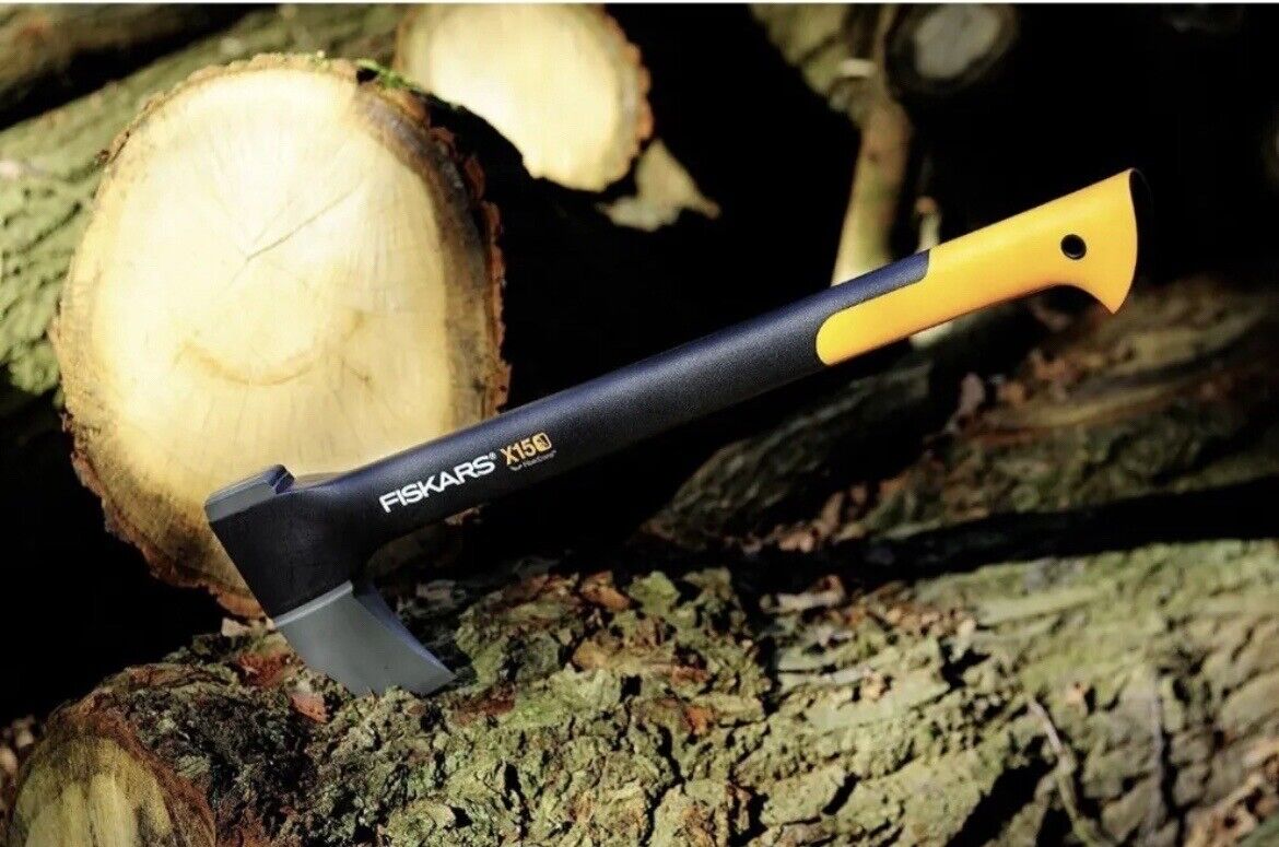 Fiskars Universalaxt X15, Spaltaxt, 1520g, Länge: 60 cm, BRANDNEU