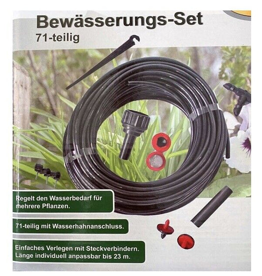 Bewässerungssystem Garten Bewässerung Set 23 Meter 71-tlg. Pflanzenbewässerung