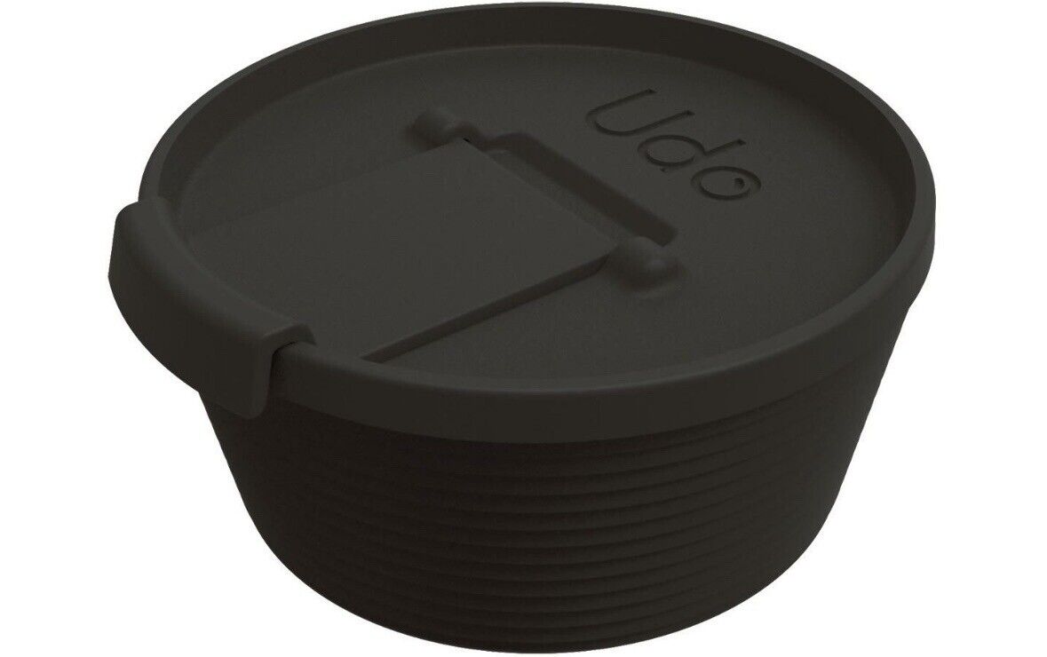 Udo Mehrwegdeckel Lieblingstasse wird zum To-go-Becher in Schwarz