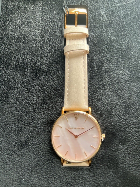 Paul Valentine Uhr Mesh Roségold 36mm NEU mit Etikett 36613